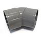 PVC bocht 45 graden manchet/spie 100mm