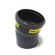 PVC bocht 15 graden manchet/spie 160mm