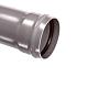 PVC afvoerbuis lengte 5 meter SN8 incl manchet 160mm grijs