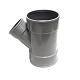 PVC verloop y-stuk 45 graden 3x manchet 200-125mm