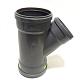 PVC verloop y-stuk 45 graden 3x manchet 200-160mm