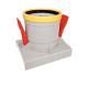 PVC knevelinlaat met zetting 250-125mm