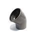 PVC bocht 30 graden manchet/spie 200mm