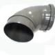 PVC bocht 90 graden manchet/spie 500mm