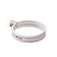PVC beugel+accesoires 80mm Wit