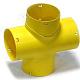Drainage kruis 125mm