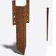 Cortenstaal grondpin middel 22-25 cm