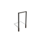 Gepoedercoat staal pergola recht 200 cm inclusief betonpoer Antraciet