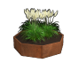 Cortenstaal plantenbak Achterhoek 100 x 100 cm