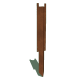 Cortenstaal grondpin hoog XL 45 cm