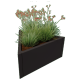 Gepoedercoat staal plantenbak Driehoek ongelijkzijdig 112 x 40 cm Antraciet