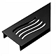 Ultra Drain Blackline Wave Rooster 6.7x120x2cm