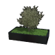 Gepoedercoat staal plantenbak Rechthoek xxl 200 x 100 x 80 cm met bodemplaat  Zwart