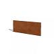 Cortenstaal schutting (horizontaal) 120 x 47,5 cm
