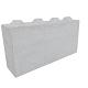 Betonblok LxBxH 160x80x40cm met noppen, zonder lepelgaten