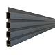 Enkele aluminium poort horizontaal met toebehoren en vulling 100x160 cm Antraciet + Rhombus Antracie