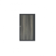 Enkele aluminium poort verticaal met toebehoren en vulling 100x160 cm Antraciet + Rhombus Schaduw An