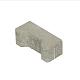 Passtuk (24st begin en 24st halve \ lg) H-Profielsteen 8cm KOMO grijs met deklaag