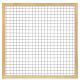 Gaastuinscherm geïmpregneerd naaldhout 180x90cm (bxh) incl. kader 44x69 mm en gaasmazen 100x100 mm