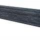 Betonplaat tweezijde rots motief antraciet gecoat 184x36x4,8cm (lxbxd)