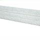 Betonplaat tweezijde rots motief wit 184x36x4,8cm (lxbxd)