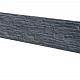 Betonplaat tweezijde nostalgie motief antraciet 184x36x4,8cm (lxbxd)