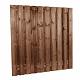 Tuinscherm 19 planken extra duurzaam geïmpregneerd hout 180x90cm (bxh)