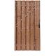 Tuinpoort rood geïmpregneerd hout 100x100cm (bxh) incl. gegalvaniseerd frame en stelogen