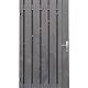 Tuinpoort zwart gespoten 100x195cm (bxh) incl. gegalvaniseerd frame en stelogen