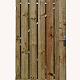 Tuinpoort geïmpregneerd hout 120x195cm (bxh) incl. gegalvaniseerd frame en stelogen