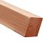 Rood geïmpregneerd balk tbv poort 4.4x9.8x540cm
