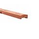 Afdeklat rood geïmpregneerd hout 180x8.4x3.4cm (lxbxh)