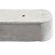 Stampbeton tussenpaal 10x10x180cm sponning 27 cm tbv toog of recht scherm grijs