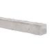 Beton tussenpaal met graniet motief en vlakke kop 10x10x275cm sponning 74 cm wit