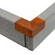 Multi-edge ProFILE 6x5x12cm Corten Hoekstuk