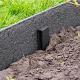 Multi-edge ECO paaltjes hoogte 40cm Zwart (Set 10 stuks)